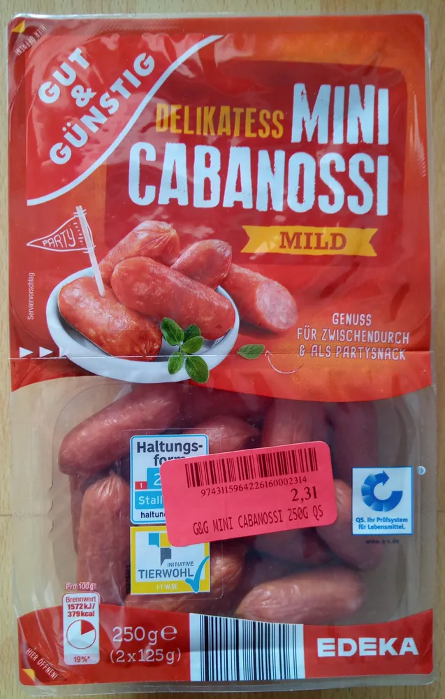 Delikatess Mini Cabanossi