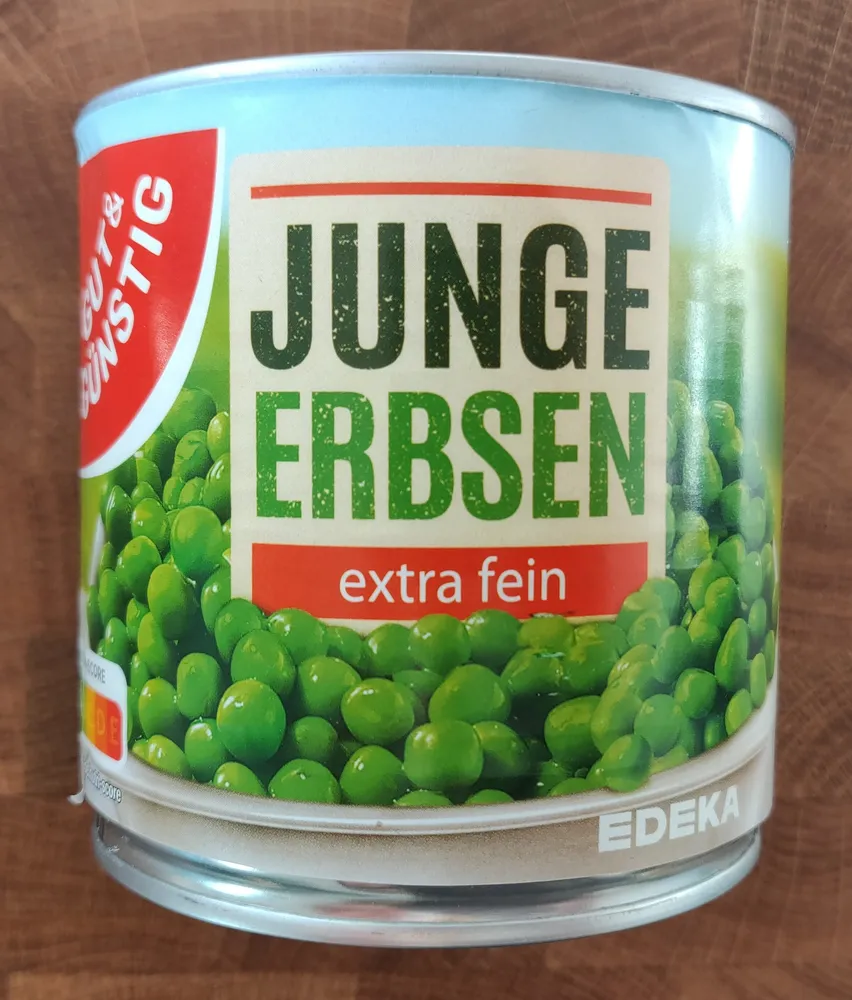 Erbsen Jung extra fein