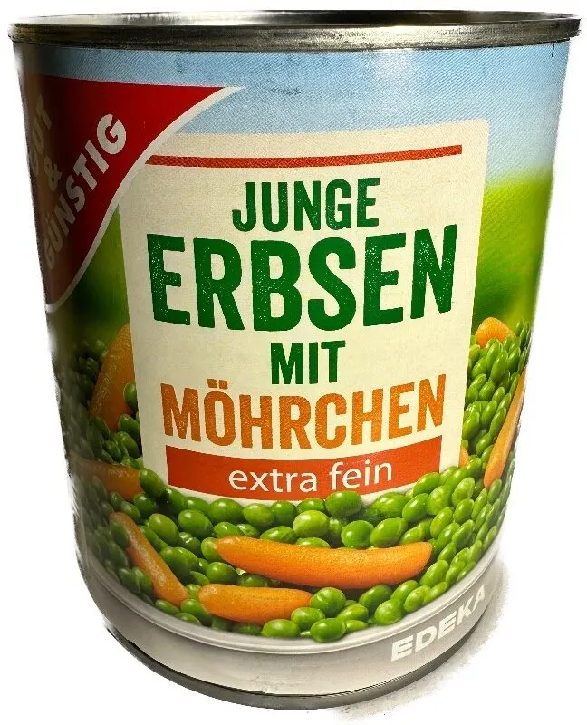 Erbsen mit Möhrchen