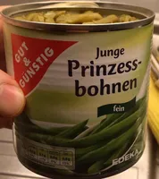Junge Prinzessbohnen fein