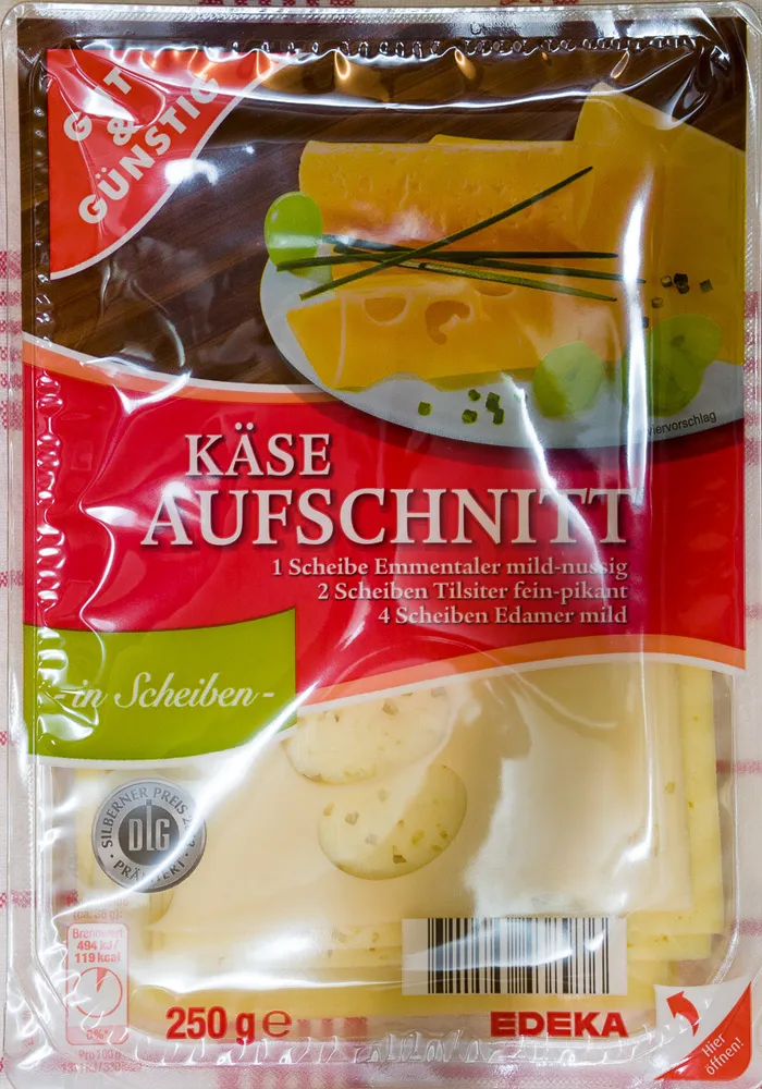 Käse Aufschnitt