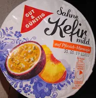 Sahne Kefir mild auf Pfirsich-Maracuja