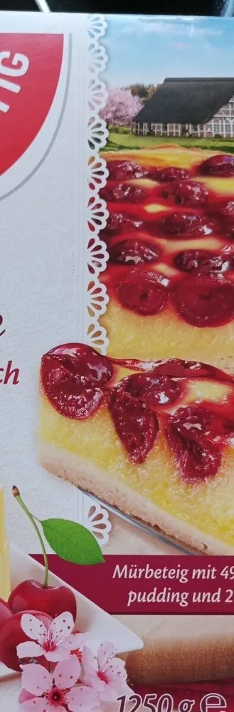 Pudding Kirsch Kuchen