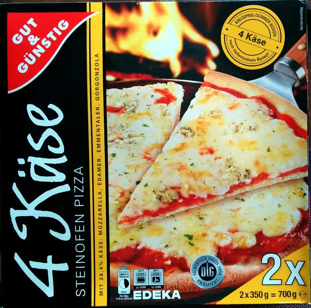 4 Käse Steinofen Pizza