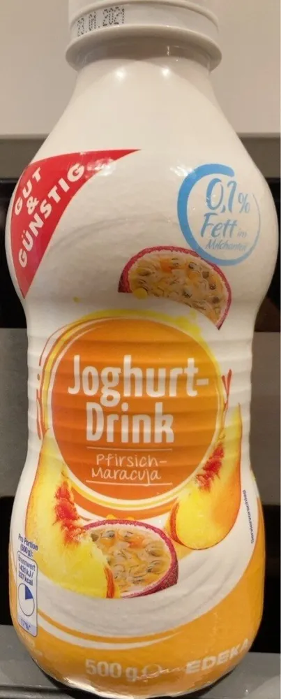 Probiotisch Joghurtdrink Gut & Günstig, Pfir...