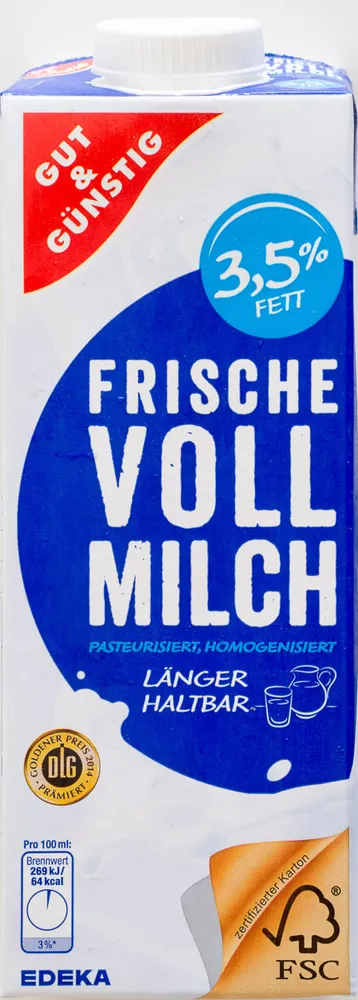 Frische Vollmilch
