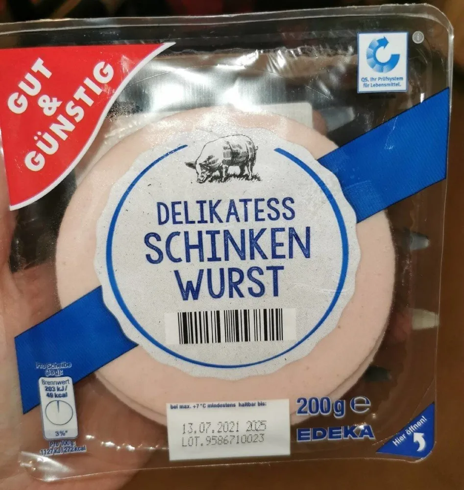 Delikatess Schinkenwurst