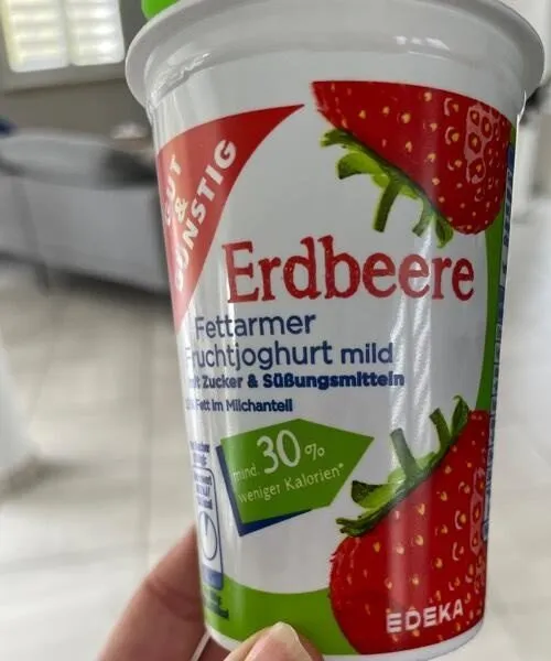 Erdbeere Fettarmer Joghurt mild