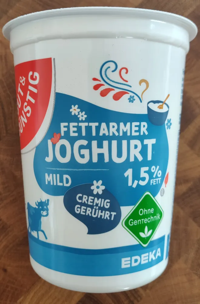 Fettarmer Joghurt mild 1,5% Fett