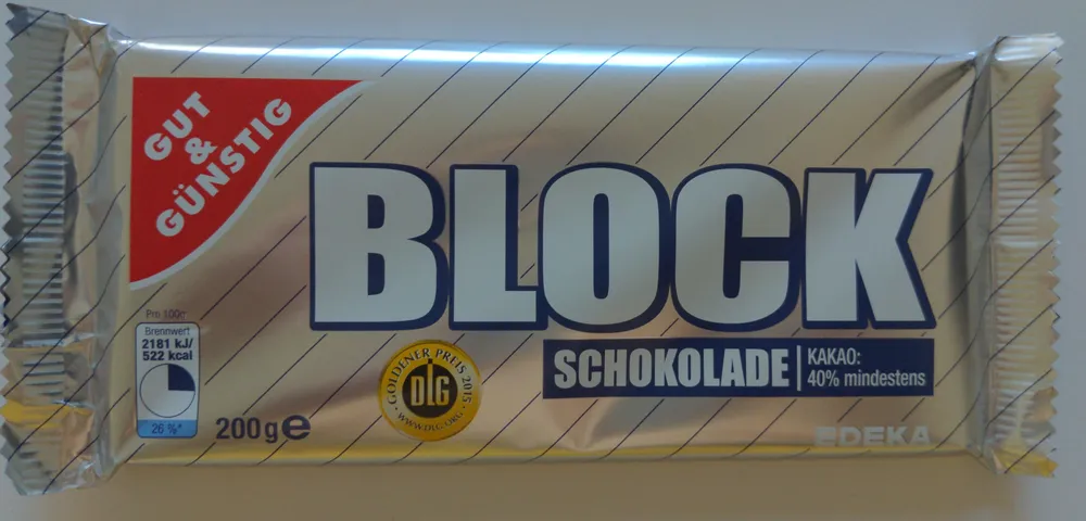Blockschokolade