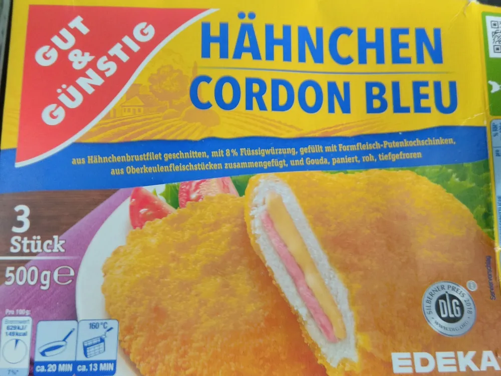 Hähnchen Cordon Bleu