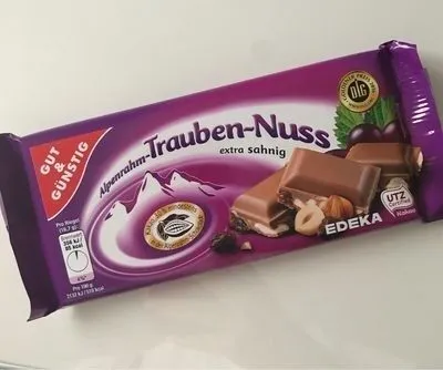 Schokolade Trauben Nuss
