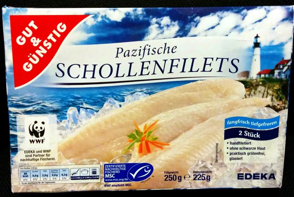 Pazifische Schollenfilets