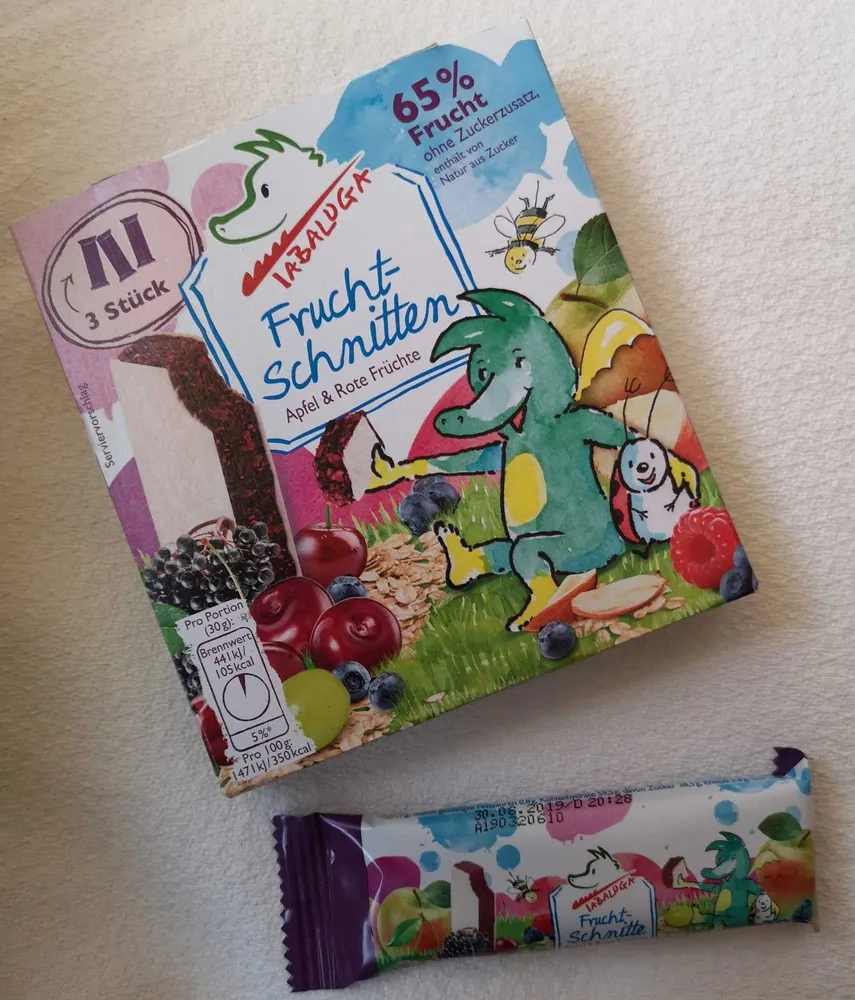 Fruchtschnitten Apfel & Rote Früchte