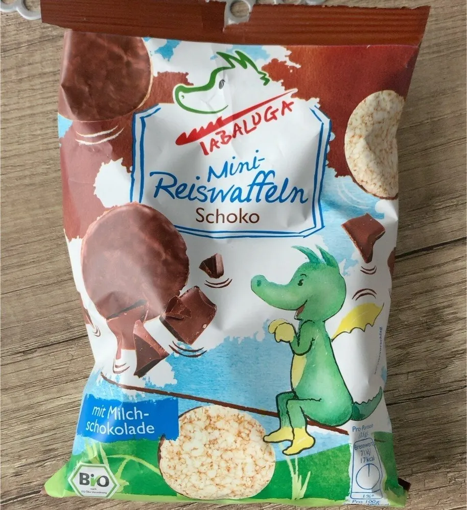 Mini-Reiswaffeln Schoko