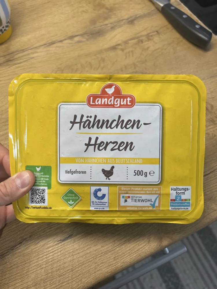 Hähnchen-Herzen