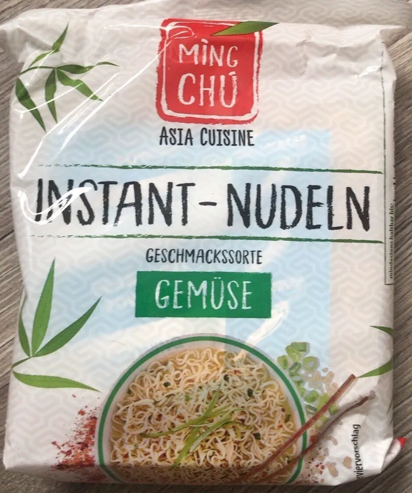 Instant Nudeln Geschmackssorte Gemüse