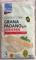 Grana Padano, gerieben