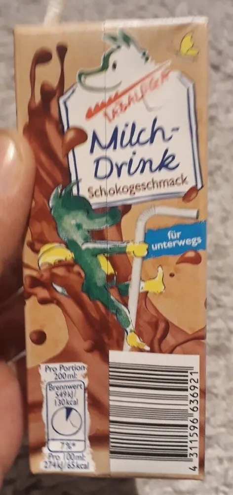 Milch Drink Schokogeschmack