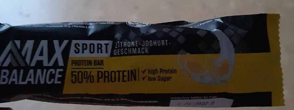 50% Protein Riegel Zitrone-Joghurt