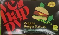 Vegane Burger Patties auf Erbsenprotein