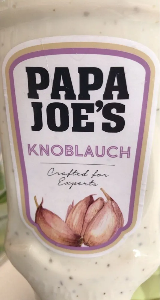 Papa Joe‘s Knoblauch Soße