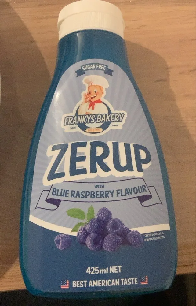 Zerup with blue raspberry flavour