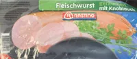 Fleischwurst geräuchert mit Knoblauch