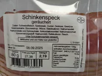 Schinkenspeck geräuchert