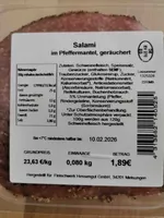 Salami Pfeffermantel