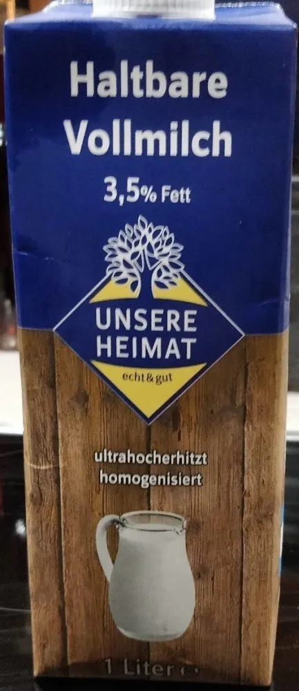 Haltbare Vollmilch
