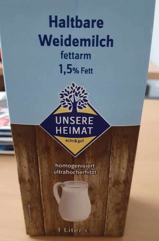Haltbare Weidemilch fettarm