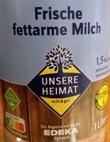 Frische fettarme Milch 1,5 %