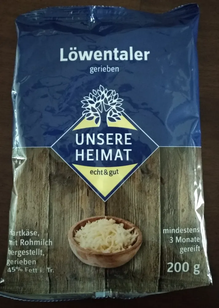 Löwentaler gerieben