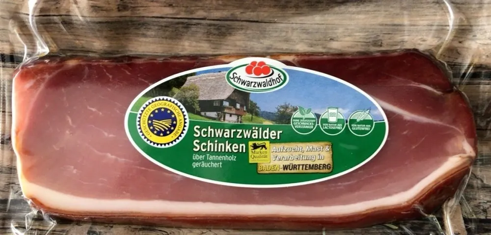 Schwarzwälder Schinken,über Tannenholz Geräuchert