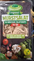 Wurstsalat in würziger Salatsauce (vegan)