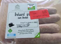 Bratwurst Grob