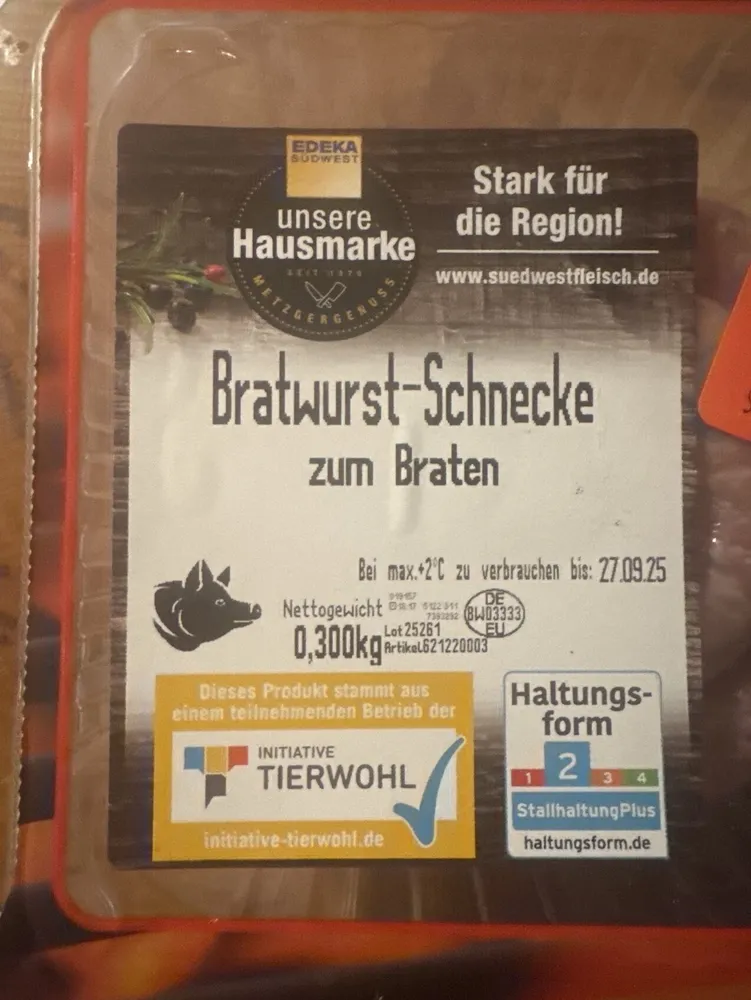 Bratwurst-Schnecke