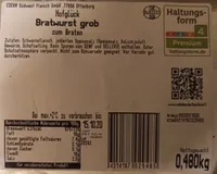 Bratwurst grob