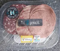 Aufschnitt mit Schwartenmagen Blutwurst Leberrolle