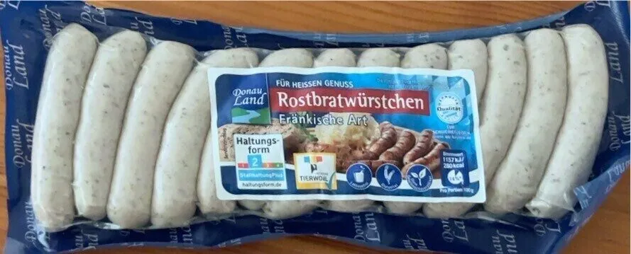 Rostbratwürstchen Fränkische Art