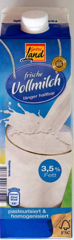 Frische Vollmilch