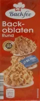 Backoblaten rund 50mm