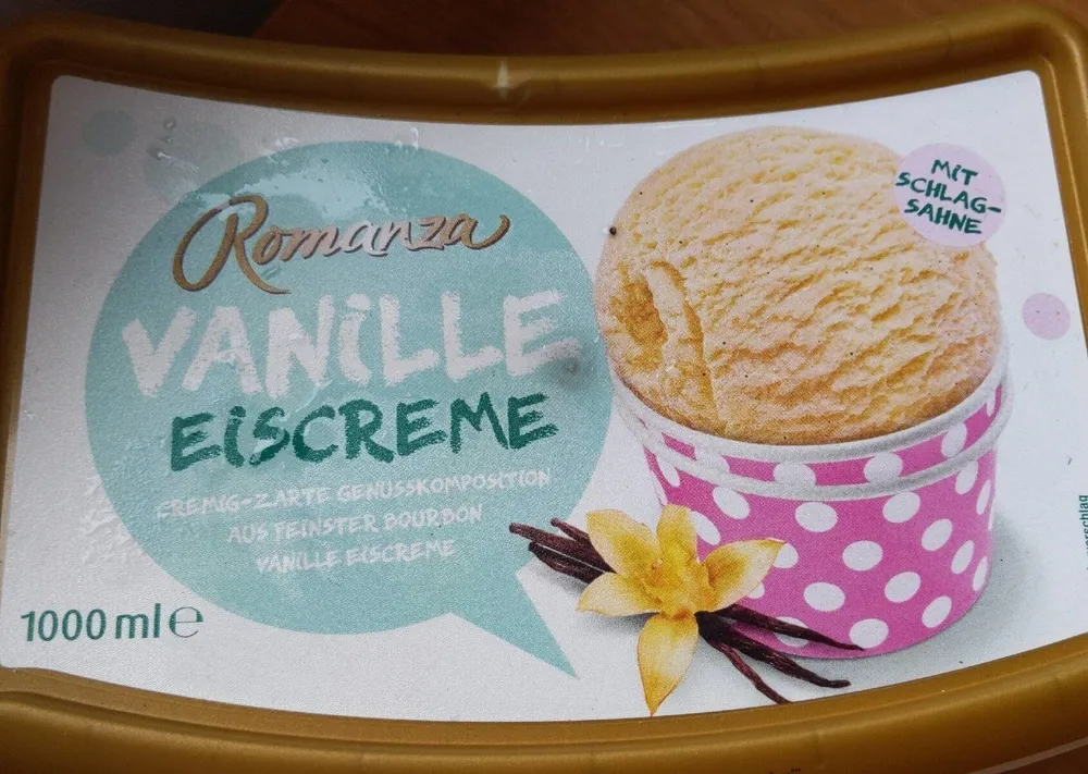 Vanille Eiscreme