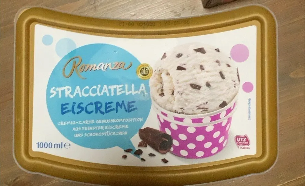 Eiscreme Stracciatella