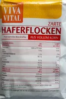 Zarte Haferflocken