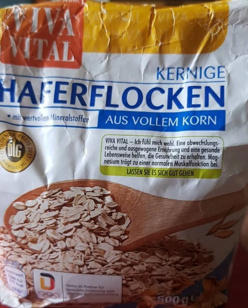 Kernige Haferflocken