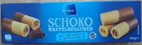 Schoko Waffelröllchen