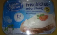 Frischkäsezubereitung
