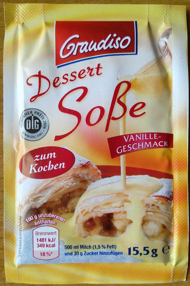 Dessert-Soße Vanille